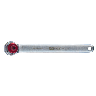 Bremsen-Entlüftungsschlüssel, extra kurz, 11 mm, rot - KS Tools 160.0733