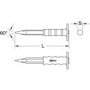 Spitzmeißel mit Handschutzgriff, 8-kant, 18x350mm -...