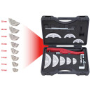 Ratschen-Einhand-Biege-Satz 10-22 mm, 13-tlg - KS Tools...