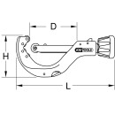 Automatik-Rohrabschneider für Kunststoffrohre, 6-76mm - KS Tools 222.0750