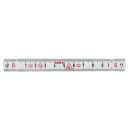 Kunststoff-Gliedermaßstab, weiß, 1m - KS Tools 300.0066