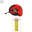 Bandmaß mit Feststeller,schwarz-rot, 5m, 19mm - KS Tools 300.0114