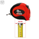 Bandmaß mit Feststeller,schwarz-rot, 8m - KS Tools...