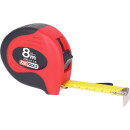 Bandmaß mit Feststeller,schwarz-rot, 8m - KS Tools...