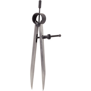 Präzisions-Feder-Spitzzirkel, 190mm - KS Tools 300.0404