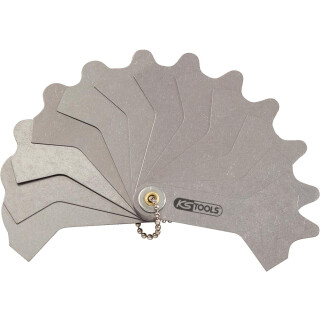 Schweißnahtlehre, 12 Blatt, 3-12mm - KS Tools 300.0619