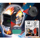 Automatik-Schweißer-Schutzhelm, Flame Design - KS...