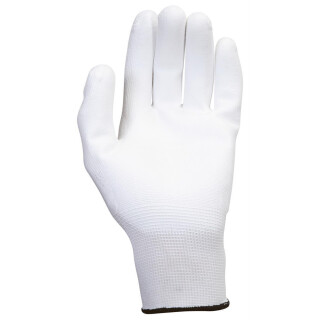 Mikro-Feinstrickhandschuhe-weiß, 10, 12 Paar - KS Tools 310.0455