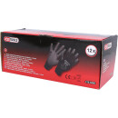 Mikro-Feinstrickhandschuhe-schwarz, 7, 12 Paar - KS Tools 310.0490