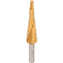 HSS-TiN Stufenbohrer,Ø 4-12mm, 9 Stufen - KS Tools...