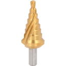 HSS-TiN Stufenbohrer,Ø 6-26,8mm, 8 Stufen - KS...