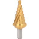 HSS-TiN Stufenbohrer,Ø 6-26,8mm, 8 Stufen - KS...