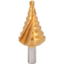 HSS-TiN Stufenbohrer,Ø 6-32mm, 8 Stufen - KS Tools...