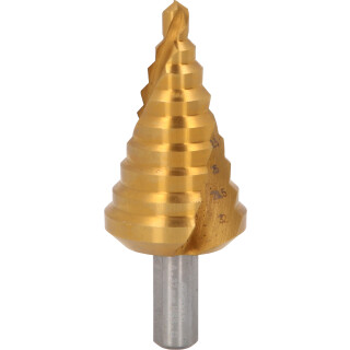 HSS-TiN Stufenbohrer,Ø 6-32mm, 9 Stufen - KS Tools 330.2355