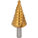 HSS-TiN Stufenbohrer,Ø 6-32mm, 9 Stufen - KS Tools...