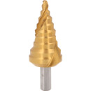 HSS-TiN Stufenbohrer,Ø 6-30,5mm, 9 Stufen - KS...
