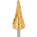 HSS-TiN Stufenbohrer,Ø 7-40,5mm, 13 Stufen - KS...