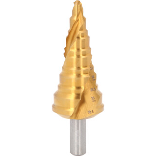 HSS-TiN Stufenbohrer,Ø 7-32,5mm, 11 Stufen - KS Tools 330.2363