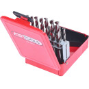 HSS-G Spiralbohrer-Satz, Stahlblechkassette, 19-tlg 1-10mm - KS Tools 330.2610