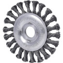 Stahldrahtrundbürste 0,5mm, Ø 125mm - KS...