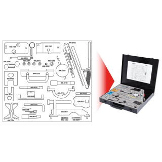 Motoreinstell-Werkzeug-Satz für Isuzu / GM / Opel / Saab, 32-tlg - KS Tools 400.1575