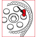 Motoreinstell-Werkzeug-Satz für PSA, 8-tlg - KS Tools 400.3100