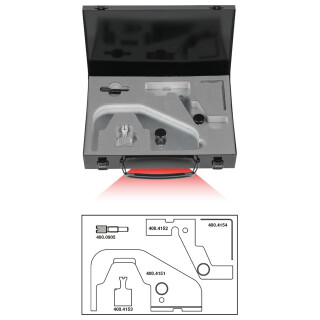 Motoreinstell-Werkzeug-Satz für Ford, 5-tlg - KS Tools 400.4150