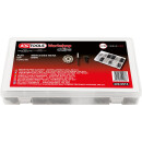 Befestigungs-Clip-Satz - Schnellverschluss, 400-tlg - KS Tools 420.0915