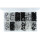 Befestigungs-Clip-Satz - Schnellverschluss, 400-tlg - KS Tools 420.0915