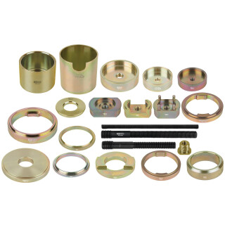 Silentlagerwerkzeug-Satz, 21-tlg, für BMW Hinterachse - KS Tools 440.0255