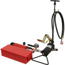 Hydraulik-Einheit 32t, mit Hydraulik-Pumpe und Manometer, 11-tlg - KS Tools 440.0585