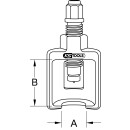 Vibro-Impact Universal-Kugelgelenk-Abzieher-Glocke 30 x 58 mm - KS Tools 450.0060