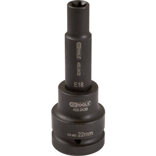 3/4" Torx-E-Kraft-Stecknuss, lang, E20 - KS Tools 450.0452