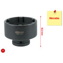 1" Nutmuttern-Schlüssel mit 6 Zapfen für Mercedes, 86 mm - KS Tools 460.1075