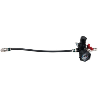 Turbolader-Ladeluft-System Lufteinlass-Adapter mit Schlauch und Manometer, 450 mm - KS Tools 460.2481