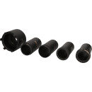Nutmuttern-Schlüssel-Satz mit 4 Führungsrohren für Mercedes, Ø 75 mm , 5-tlg - KS Tools 460.5385