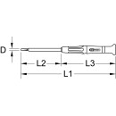 Präzisions-Schraubendreher mit Schutzisolierung für Schlitzschrauben, 2,0mm - KS Tools 500.6140