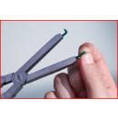 Spitzenpaar für Doppelgelenk-Sicherungszangen, 1,3 mm, 90° abgewinkelt - KS Tools 500.7027