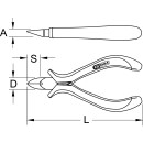ESD Mini-Seitenschneider, 120mm - KS Tools 500.7082
