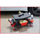 Fahrbarer Hocker, L650xH350mm - KS Tools 500.8013
