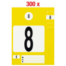Schlüsselanhänger-Set, gelb, 300 Stück -...