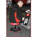 Fahrbarer und höhenverstellbarer Hocker - KS Tools 500.8030