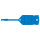 Schlüsselanhänger mit Schlaufe, blau, 500 Stück - KS Tools 500.8094