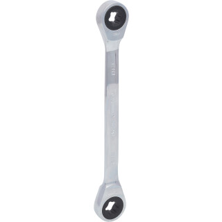 GEARplus Torx-E-Doppel-Ratschenringschlüssel,E10xE12 - KS Tools 503.4353