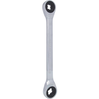 GEARplus Torx-E-Doppel-Ratschenringschlüssel,E14xE18 - KS Tools 503.4355