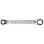 Umschalt-Doppel-Ratschenringschlüssel SW 14 x 19 mm, mit Einsatz-Haltefeder - KS Tools 503.4513