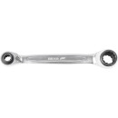 4 in 1 GEARplus umschaltbar Doppel-Ratschenringschlüssel, 30x32x34x36mm - KS Tools 503.4554