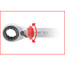 4 in 1 GEARplus umschaltbar Doppel-Ratschenringschlüssel, 10x13x17x19mm - KS Tools 503.4565