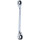 GEARplus Doppel-Ratschenringschlüssel umschaltbar 8x9mm - KS Tools 503.4571