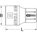 GEARplus RINGSTOP-Stecknuss mit Bohrung, 19mm - KS Tools...